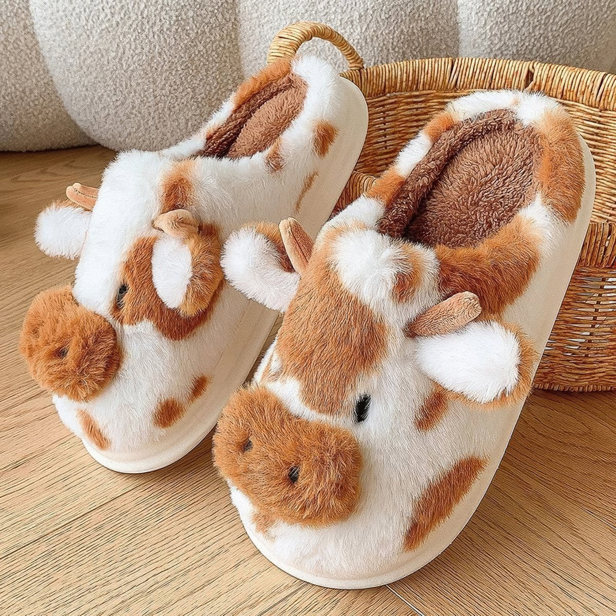 Dolly & Dottie Cow Slippers™